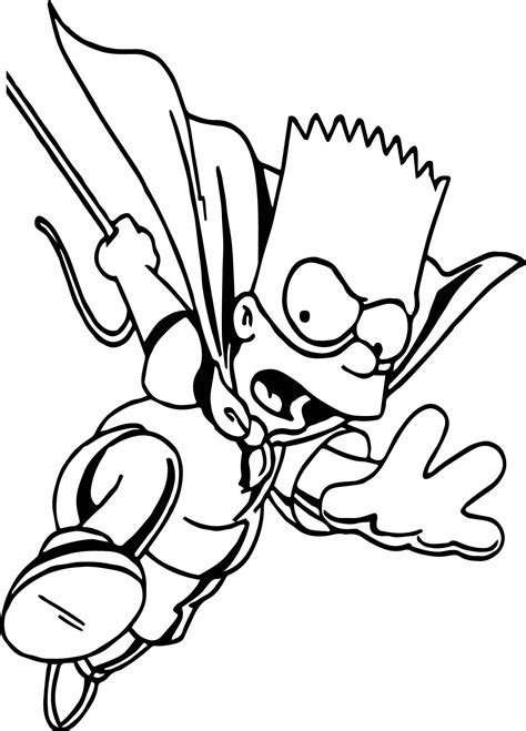 Bart simpson coloring pages - Bart Simpson and the skateboard coloring book * * * * Bart Simpson falling from the skateboard coloring page. More The Simpsons coloring pages. Follow @oncoloring. Pypus is now on the social networks, follow him and get latest free coloring pages and much more.Web